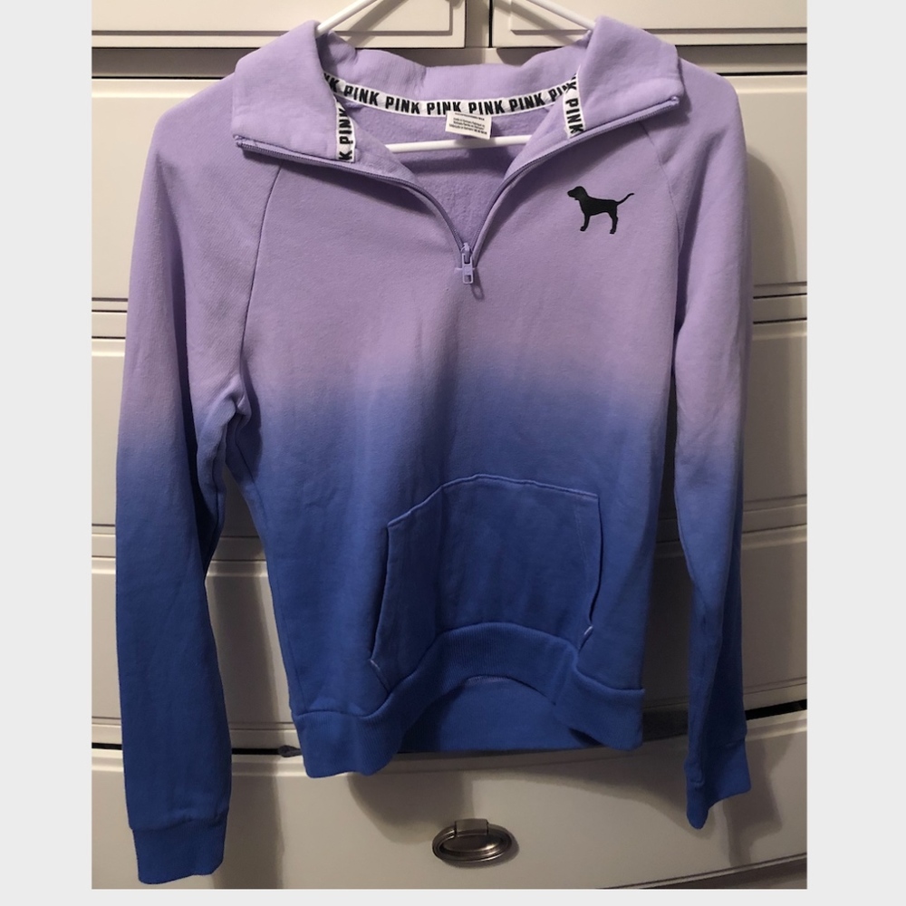 PINK Ombre Half Zip.